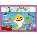 Trefl - Puzzle 4 in 1, The Shark Family 12/15/20/24 Pcs 34378 Trefl - Puzzle 4 in 1, The Shark Family 12/15/20/24 Pcs 34378