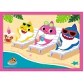 Trefl - Puzzle 4 in 1, The Shark Family 12/15/20/24 Pcs 34378 Trefl - Puzzle 4 in 1, The Shark Family 12/15/20/24 Pcs 34378