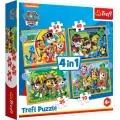 Trefl - Puzzle 4 in 1, Holiday Paw Patrol 35/48/54/70 pcs 34395 Trefl - Puzzle 4 in 1, Holiday Paw Patrol 35/48/54/70 pcs 34395