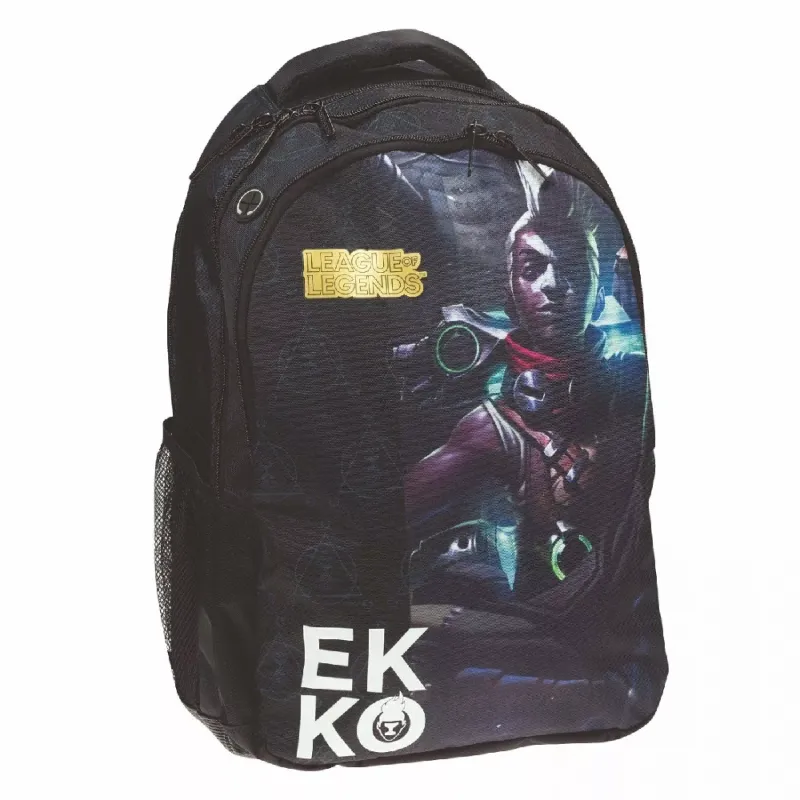 Gim - Τσάντα Πλάτης Δημοτικού Οβάλ, League Of Legends,Ekko 345-05031