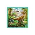 Trefl - Puzzle 3 in 1, The Extraordinary World Of Dinosaurs 20/36/50 Pcs 34837 Trefl - Puzzle 3 in 1, The Extraordinary World Of Dinosaurs 20/36/50 Pcs 34837