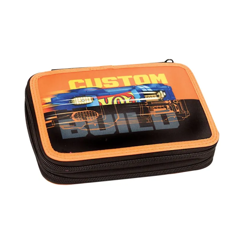 Gim – Κασετίνα Διπλή Γεμάτη Hot Wheels, Custom 349-26100