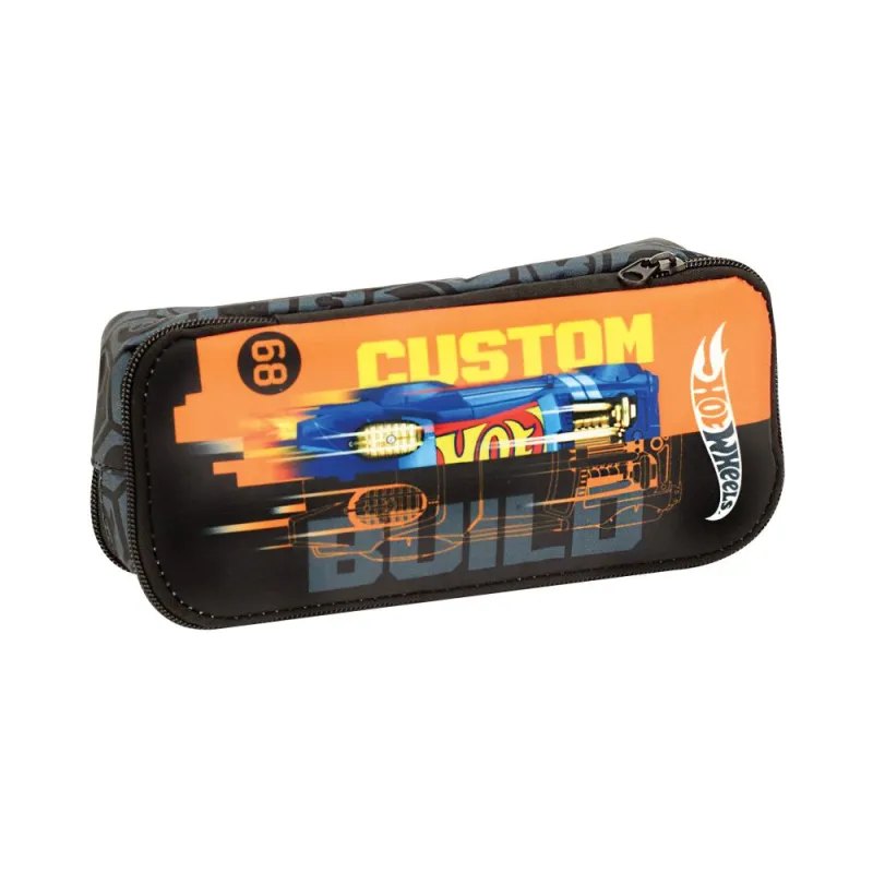 Gim – Κασετίνα Οβάλ Hot Wheels, Custom 349-26144
