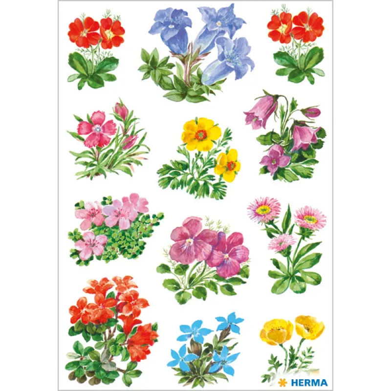 Herma - Αυτοκολλητάκια, Mountain Flowers 3582