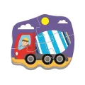 Trefl - Baby Puzzle, Vehicles On Construction 3/4/5/6 Pcs 36072 Trefl - Baby Puzzle, Vehicles On Construction 3/4/5/6 Pcs 36072