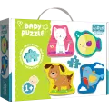 Trefl - Baby Puzzle, Little Animals 8 Pcs 36074 Trefl - Baby Puzzle, Little Animals 8 Pcs 36074