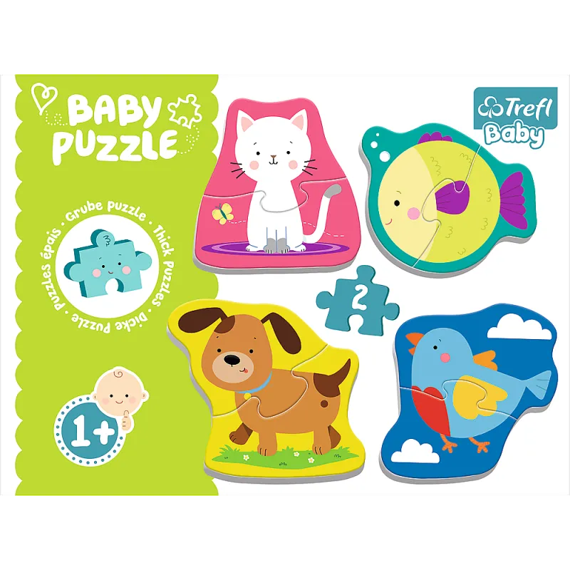 Trefl - Baby Puzzle, Little Animals 8 Pcs 36074