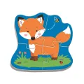 Trefl - Baby Puzzle, Wild Animals 18 Pcs 36077 Trefl - Baby Puzzle, Wild Animals 18 Pcs 36077