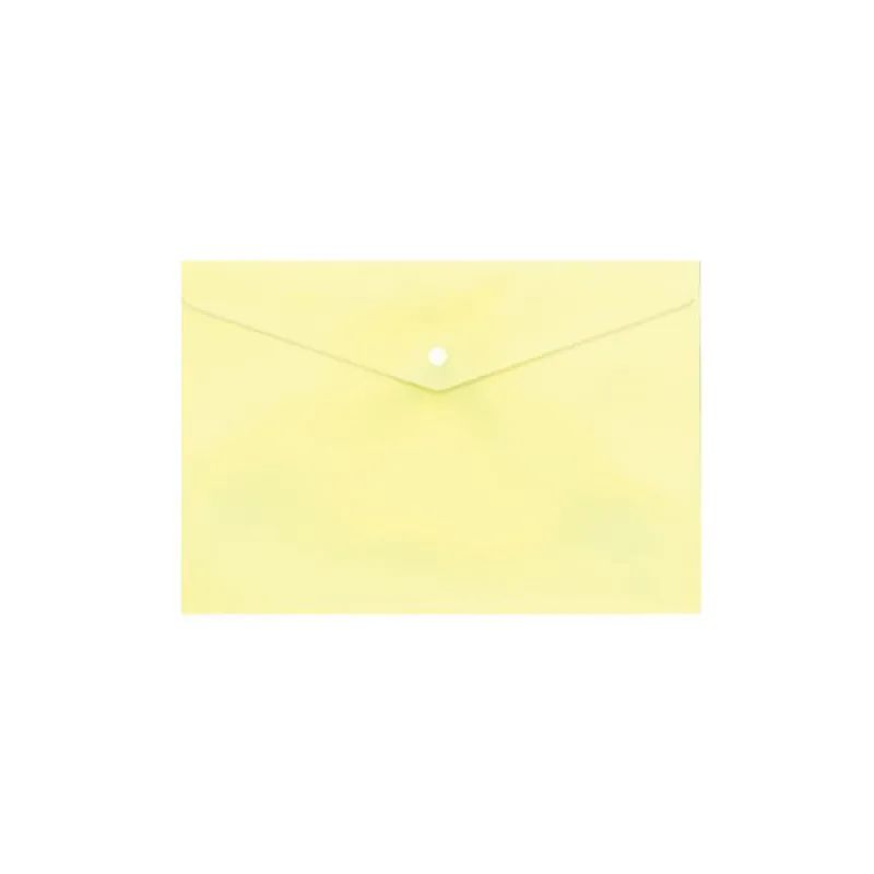 A&G Paper - Φάκελος Κουμπί A4, Παστέλ Κίτρινο 36371