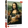 Trefl - Puzzle Mona Lisa And Purring Kitty 500 Pcs 37294 Trefl - Puzzle Mona Lisa And Purring Kitty 500 Pcs 37294