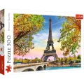 Trefl - Puzzle Paris Romantique 500 Pcs 37330 Trefl - Puzzle Paris Romantique 500 Pcs 37330