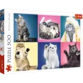 Trefl - Puzzle Kittens 500 Pcs 37377 Trefl - Puzzle Kittens 500 Pcs 37377