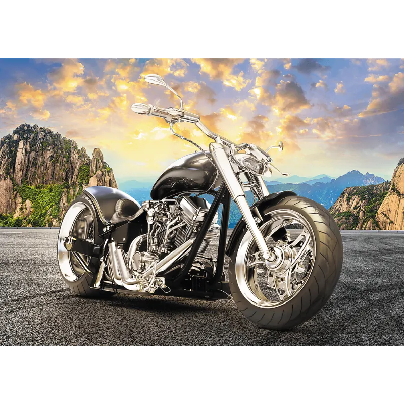 Trefl - Puzzle Black Motorcycle 500 Pcs 37384