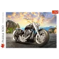 Trefl - Puzzle Black Motorcycle 500 Pcs 37384 Trefl - Puzzle Black Motorcycle 500 Pcs 37384