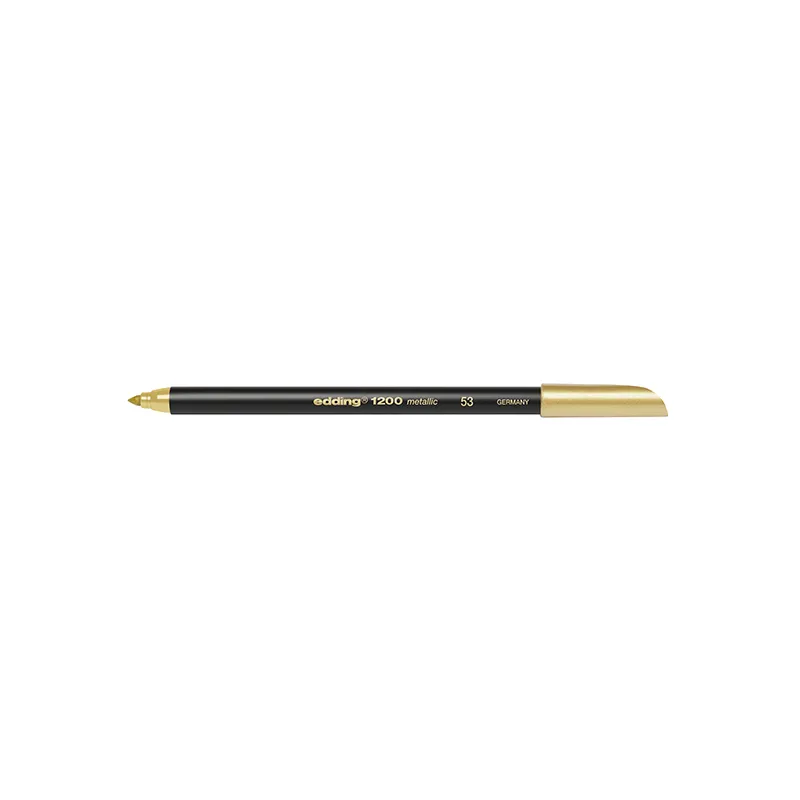 Edding - Μαρκαδόρος Ινών 1200, 1-3mm Metallic Gold 1200053