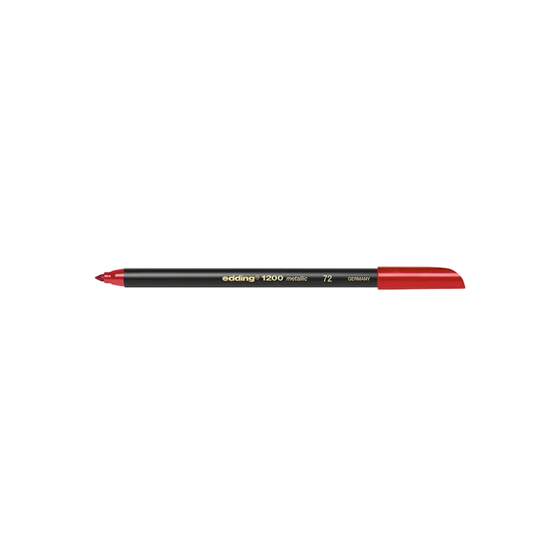 Edding - Μαρκαδόρος Ινών 1200, 1-3mm Metallic Red 1200072