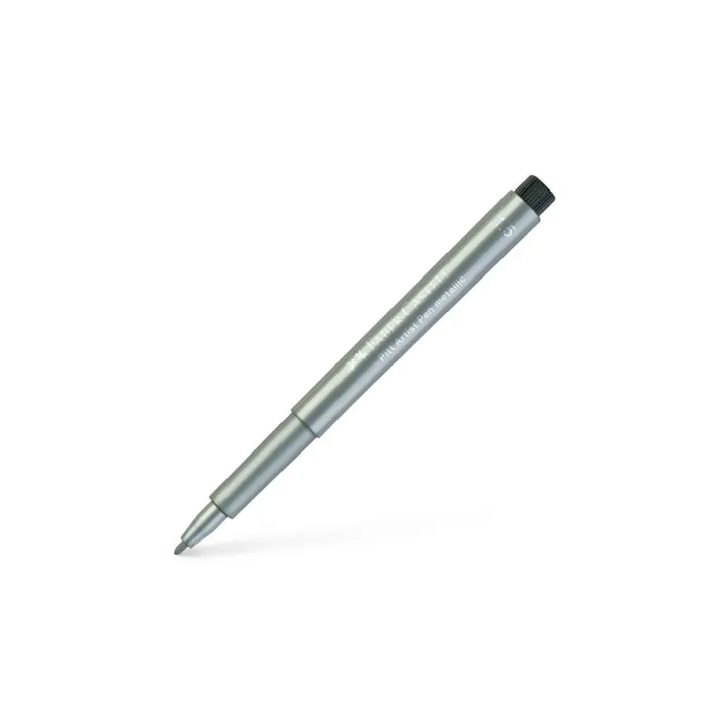 Faber Castell - Μαρκαδοράκι Pitt Artist 1.5 mm Silver 673514