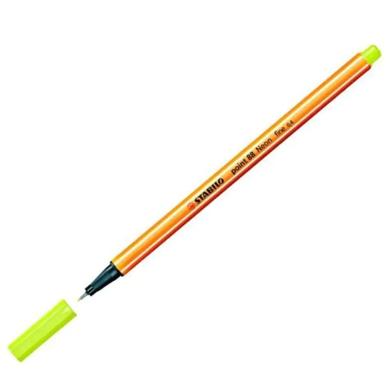 Stabilo - Μαρκαδοράκι Point 88, Neon Yellow 88/024