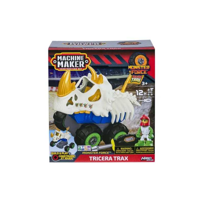 Nikko - Mashine Maker, Monster Force, Tricera Trax 40131 (40130)