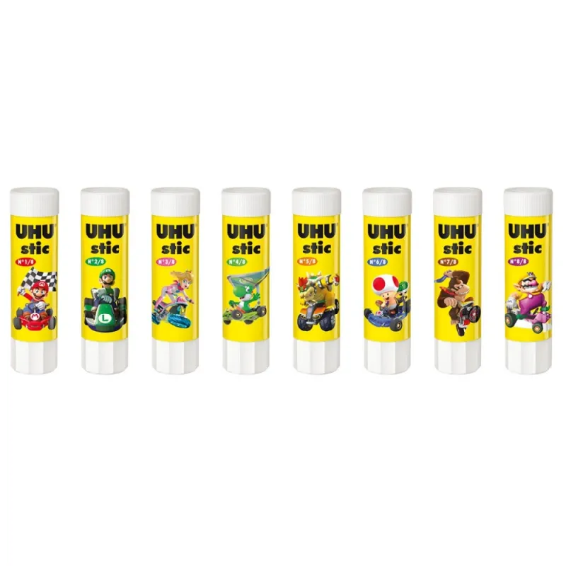 Uhu - Κόλλα Stic Super Mario, 8 Σχέδια 21 ml 40267654