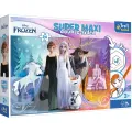 Trefl - Puzzle Super Maxi Double-Sided, Happy Frozen Land 24 Pcs 41000 Trefl - Puzzle Super Maxi Double-Sided, Happy Frozen Land 24 Pcs 41000