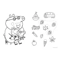Trefl - Puzzle Super Maxi Double-Sided, Happy Peppa Pig Day 24 Pcs 41010 Trefl - Puzzle Super Maxi Double-Sided, Happy Peppa Pig Day 24 Pcs 41010