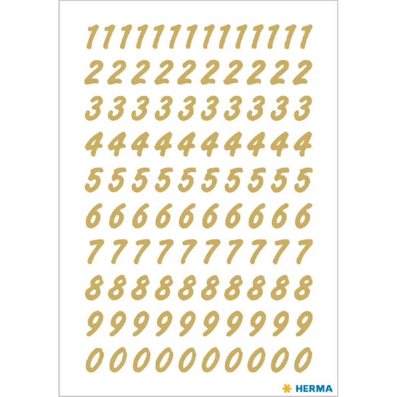 Herma - Αυτοκολλητάκια, Numbers 0-9 4151