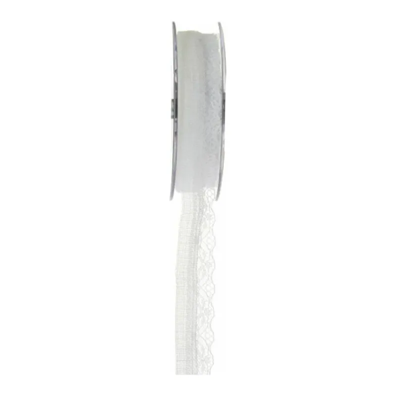 Iliadis - Κορδέλα Δαντέλα 25mmX9.1M, White 41645