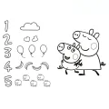 Trefl - Puzzle Super Giant Double-Sided, Meet Happy Peppa Pig 15 Pcs 42003 Trefl - Puzzle Super Giant Double-Sided, Meet Happy Peppa Pig 15 Pcs 42003