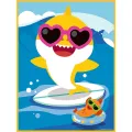 Trefl - Puzzle Super Maxi Double-Sided, Shark's Happy Day 10/10 Pcs 43005 Trefl - Puzzle Super Maxi Double-Sided, Shark's Happy Day 10/10 Pcs 43005