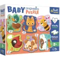 Trefl - Puzzle 6 in 1, Baby Puzzle, Animals 2/2/3/4/5/6 Pcs 44003 Trefl - Puzzle 6 in 1, Baby Puzzle, Animals 2/2/3/4/5/6 Pcs 44003