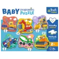 Trefl - Puzzle 6 in 1, Baby Puzzle, Vehicles 2/2/3/4/5/6 Pcs 44004 Trefl - Puzzle 6 in 1, Baby Puzzle, Vehicles 2/2/3/4/5/6 Pcs 44004