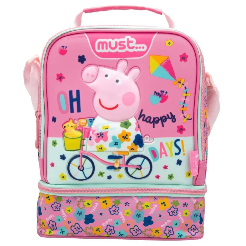 Diakakis - Τσαντάκι Φαγητού Ισοθερμικό Must, Peppa Pig, Happy Days 482701