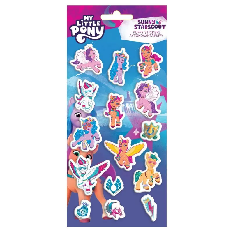 Diakakis - Αυτοκόλλητα Puffy, My Little Pony 483136