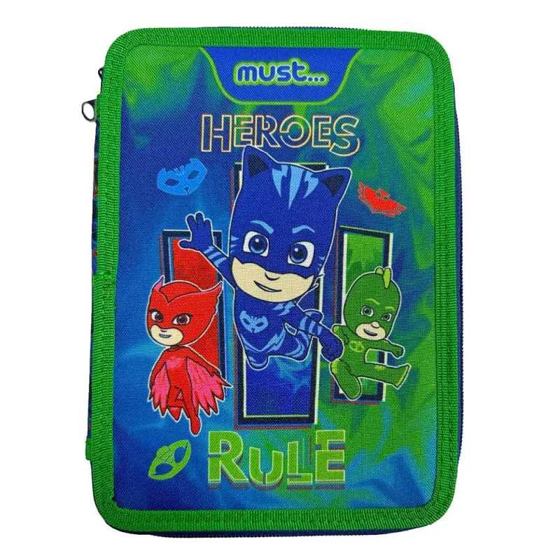 Diakakis - Κασετίνα Διπλή Γεμάτη Must, PJ Masks, Heroes Rule 484291