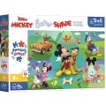 Trefl - Puzzle Super Shape XL, It's Always Fun With Mickey! 60 Pcs 50014 Trefl - Puzzle Super Shape XL, It's Always Fun With Mickey! 60 Pcs 50014
