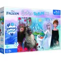 Trefl - Puzzle Super Shape XL, The World Of Anna And Elsa Is Fun 104 Pcs 50017 Trefl - Puzzle Super Shape XL, The World Of Anna And Elsa Is Fun 104 Pcs 50017