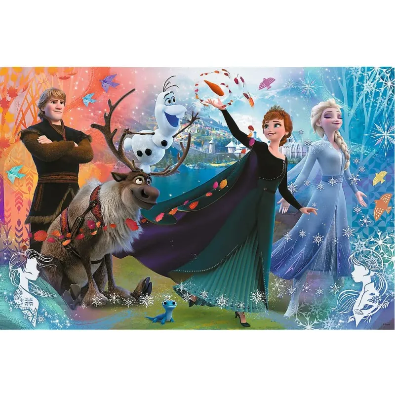 Trefl - Puzzle Super Shape XL, Discover The World Of Frozen 160 Pcs 50022