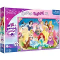 Trefl - Puzzle Super Shape XL, The Pink World Of Princesses 160 pcs 50025 Trefl - Puzzle Super Shape XL, The Pink World Of Princesses 160 pcs 50025