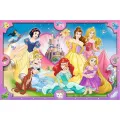 Trefl - Puzzle Super Shape XL, The Pink World Of Princesses 160 pcs 50025 Trefl - Puzzle Super Shape XL, The Pink World Of Princesses 160 pcs 50025