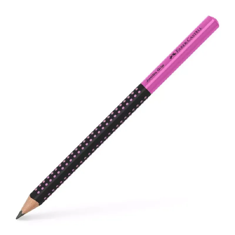 Faber Castell - Μολύβι Δίχρωμο Jumbo Grip Μαύρο/ Ροζ  2=HB 511911
