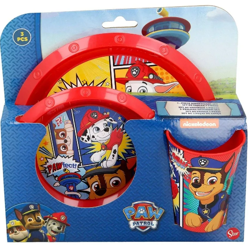 Stor - Σετ Φαγητού 3 Τμχ Paw Patrol 530-18915
