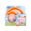 Stor - Σετ Φαγητού 3 Τμχ Peppa Pig 530-41255 Stor - Σετ Φαγητού 3 Τμχ Peppa Pig 530-41255