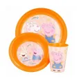 Stor - Σετ Φαγητού 3 Τμχ Peppa Pig 530-41255 Stor - Σετ Φαγητού 3 Τμχ Peppa Pig 530-41255