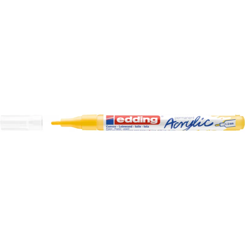 Edding – Ακρυλικός Μαρκαδόρος 5300, 1-2mm Traffic Yellow (905) 5300-905
