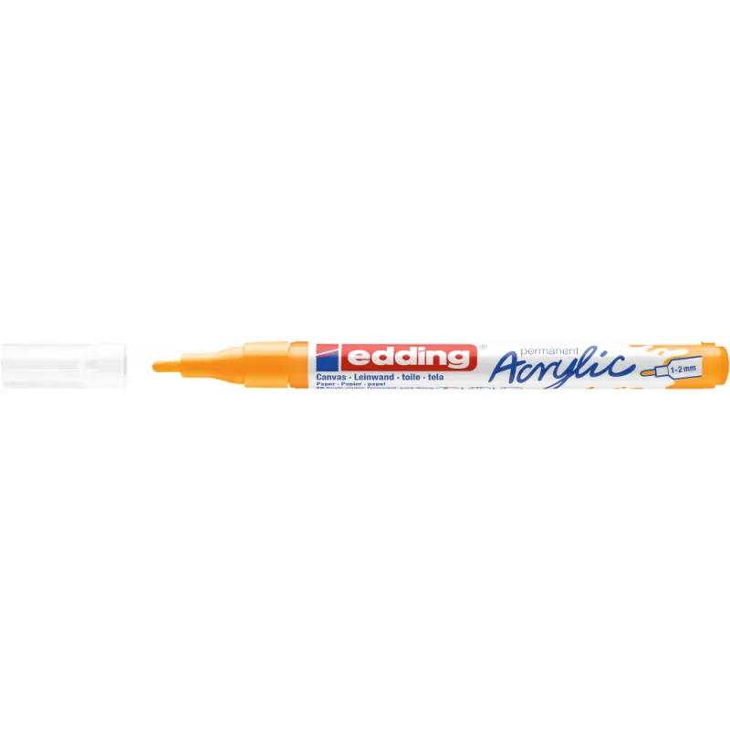 Edding – Ακρυλικός Μαρκαδόρος 5300, 1-2mm Sunny Yellow (906) 5300-906