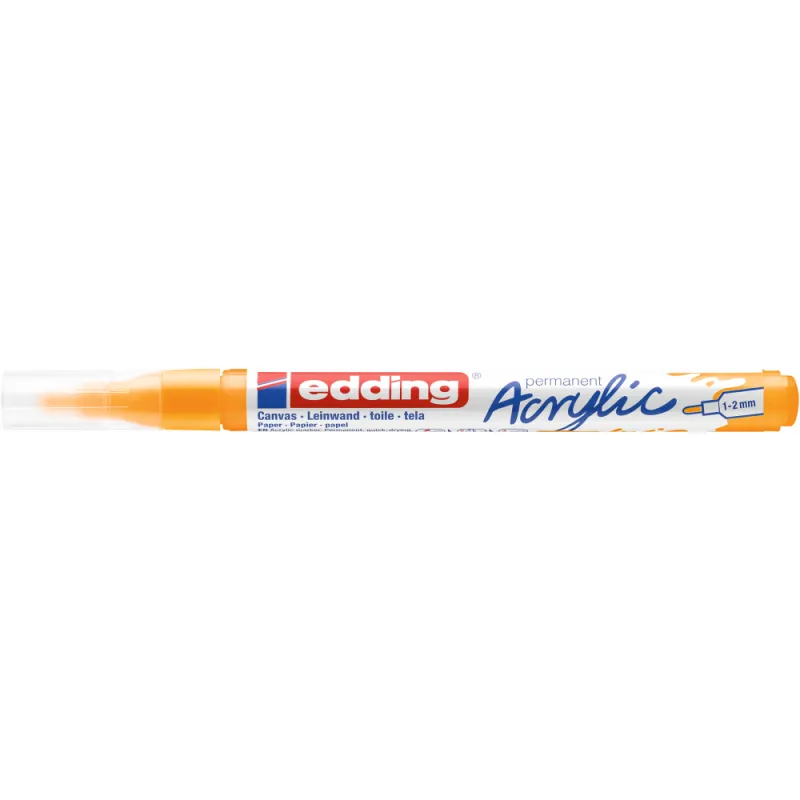 Edding – Ακρυλικός Μαρκαδόρος 5300, 1-2mm Sunny Yellow (906) 5300-906