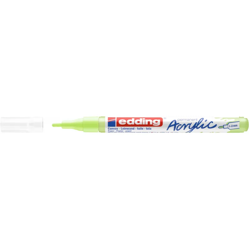 Edding – Ακρυλικός Μαρκαδόρος 5300, 1-2mm Pastel Green (917) 5300-917