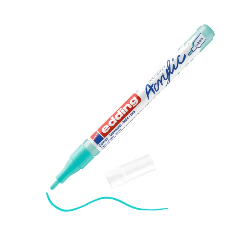 Edding – Ακρυλικός Μαρκαδόρος 5300, 1-2mm Opulent Turquoise 5300-934