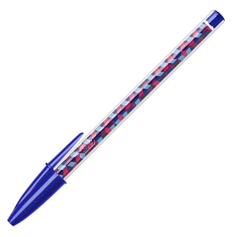Bic - Στυλό Διαρκείας Cristal Collection Medium 1.0 mm (Μπλε/Γαλάζιο/Μωβ/Ροζ) 553521
